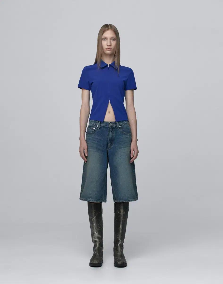 Kilo 카일로 ZIP-UP DRY SHIRT (BLUE)