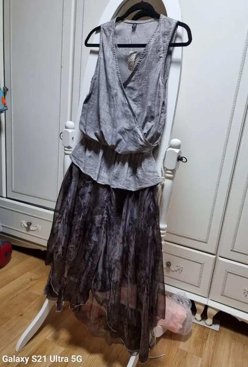 린넨.쉬폰 원피스