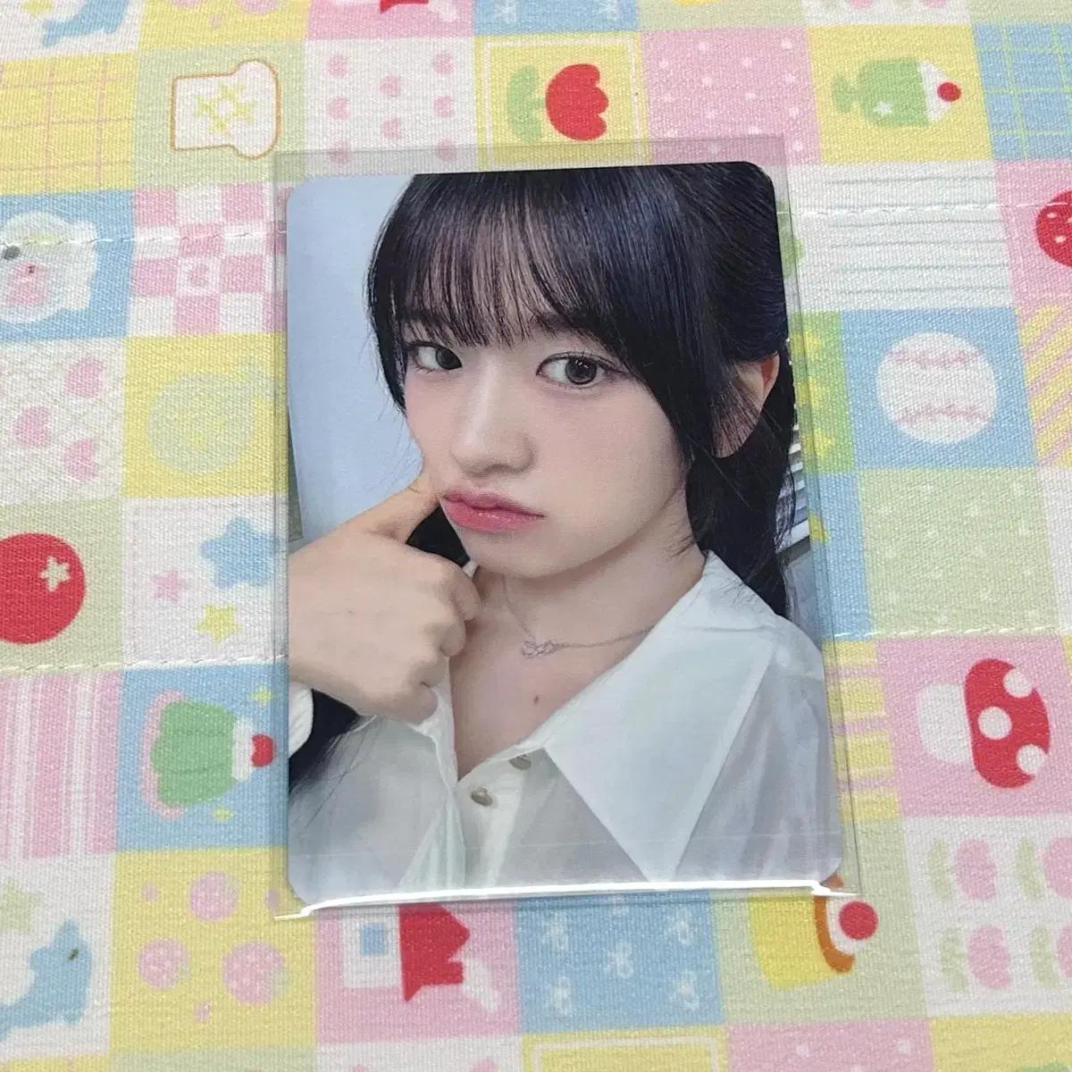 아이브 월드투어 목걸이 안유진 포카