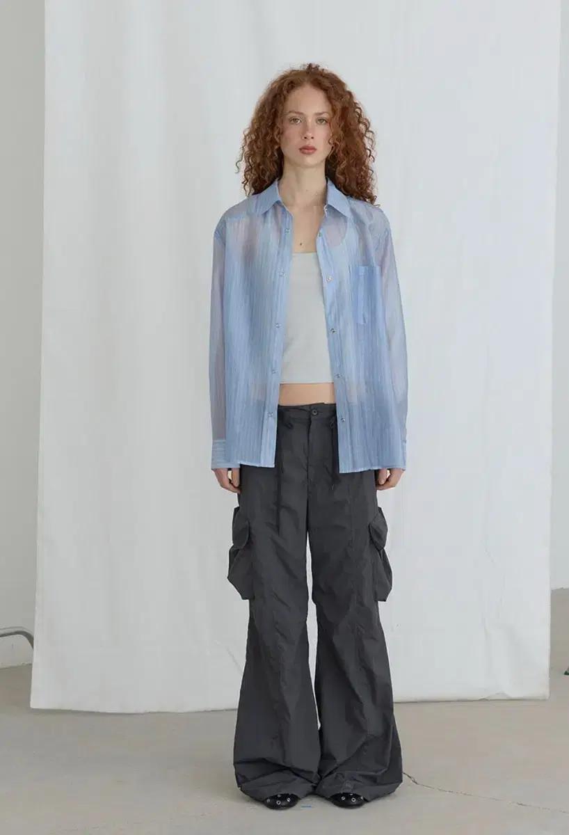 오데스 Ordes TENCEL GLOW STRIPE SHIRTS