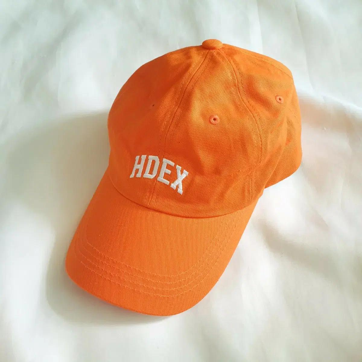(미사용) Hdex 에이치덱스 볼캡 오렌지 모자