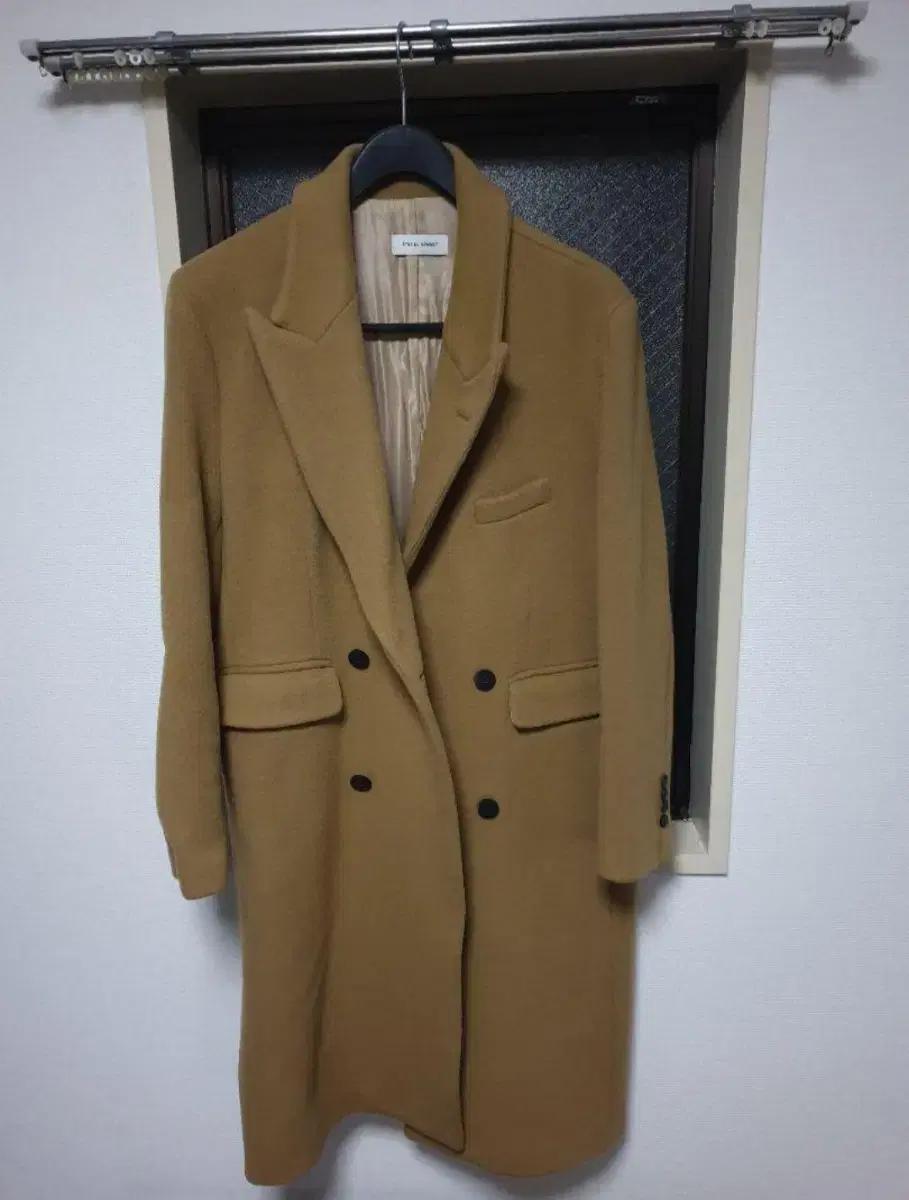 에트오소메 남자 롱코트 캐시미어혼방 투톤 2XL