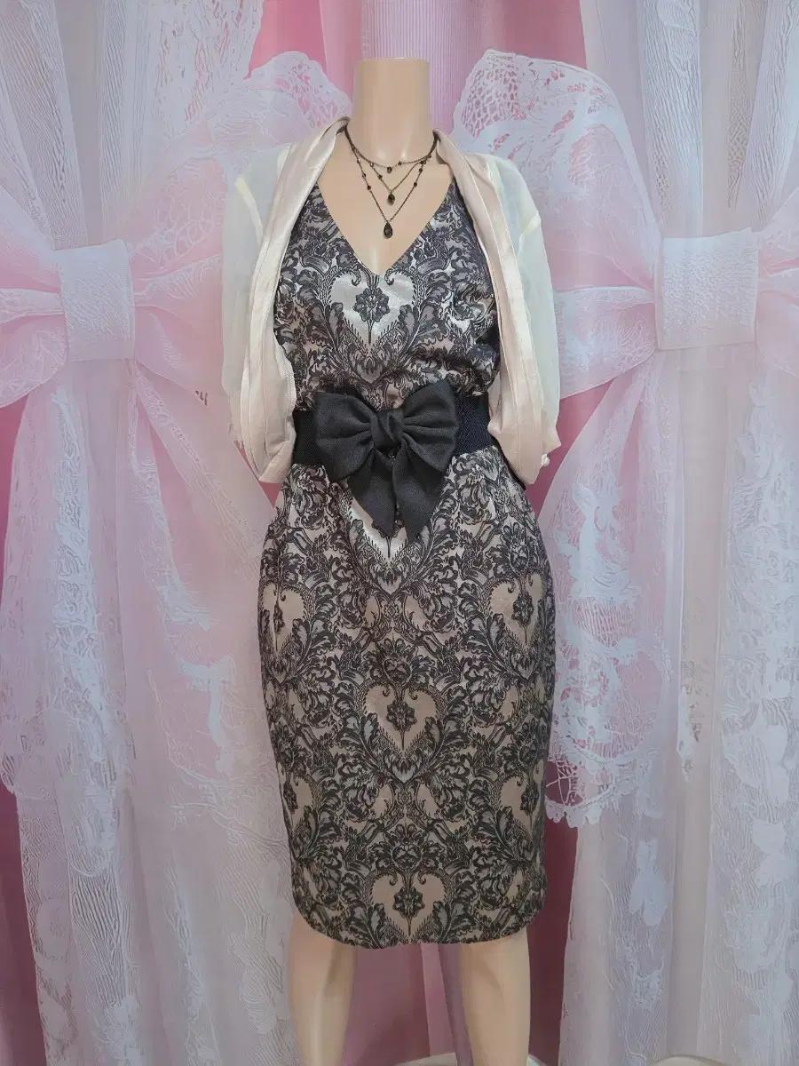 로라애슐리 원피스x 볼레로 코디세트