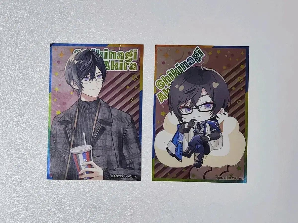 니지산지 팝콘 시키나기 아키라 스티커