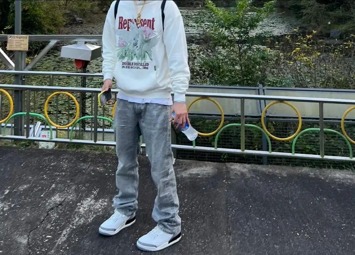 (M) 리프레젠트 Double Distilled 후드티