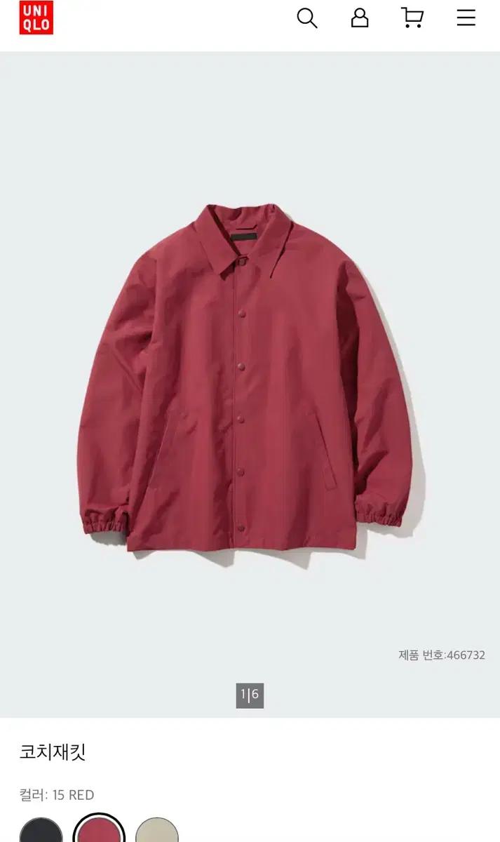유니클로 코치자켓 M