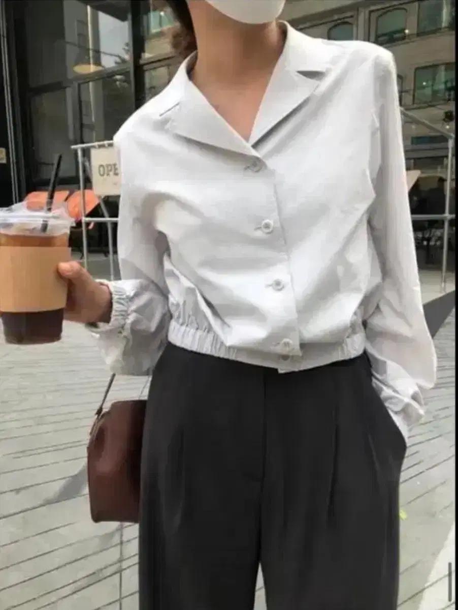 Remuer 르뮈에 테이블 숏 블루종 셔츠자켓 점퍼 셔츠블라우스