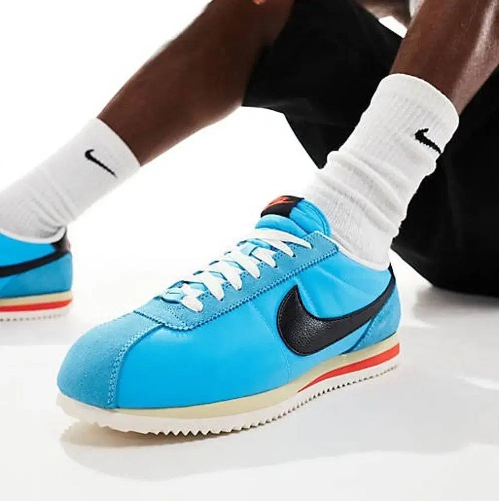 나이키 코르테즈 텍스타일 발틱 블루