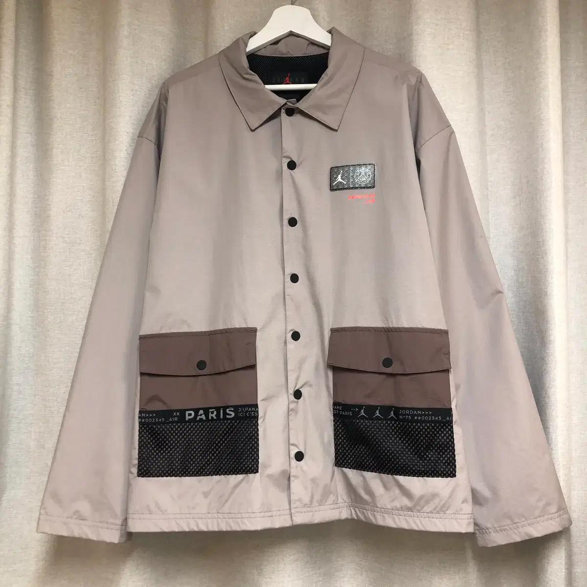 나이키 조던 x 파리 생제르망 코치 자켓 바람막이 XXL