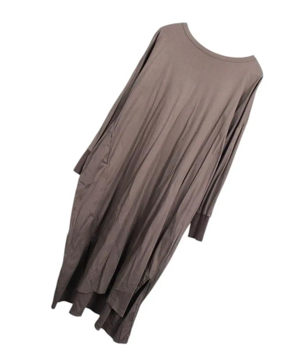 A-12 수입 여성M-L 카키 언발 롱원피스