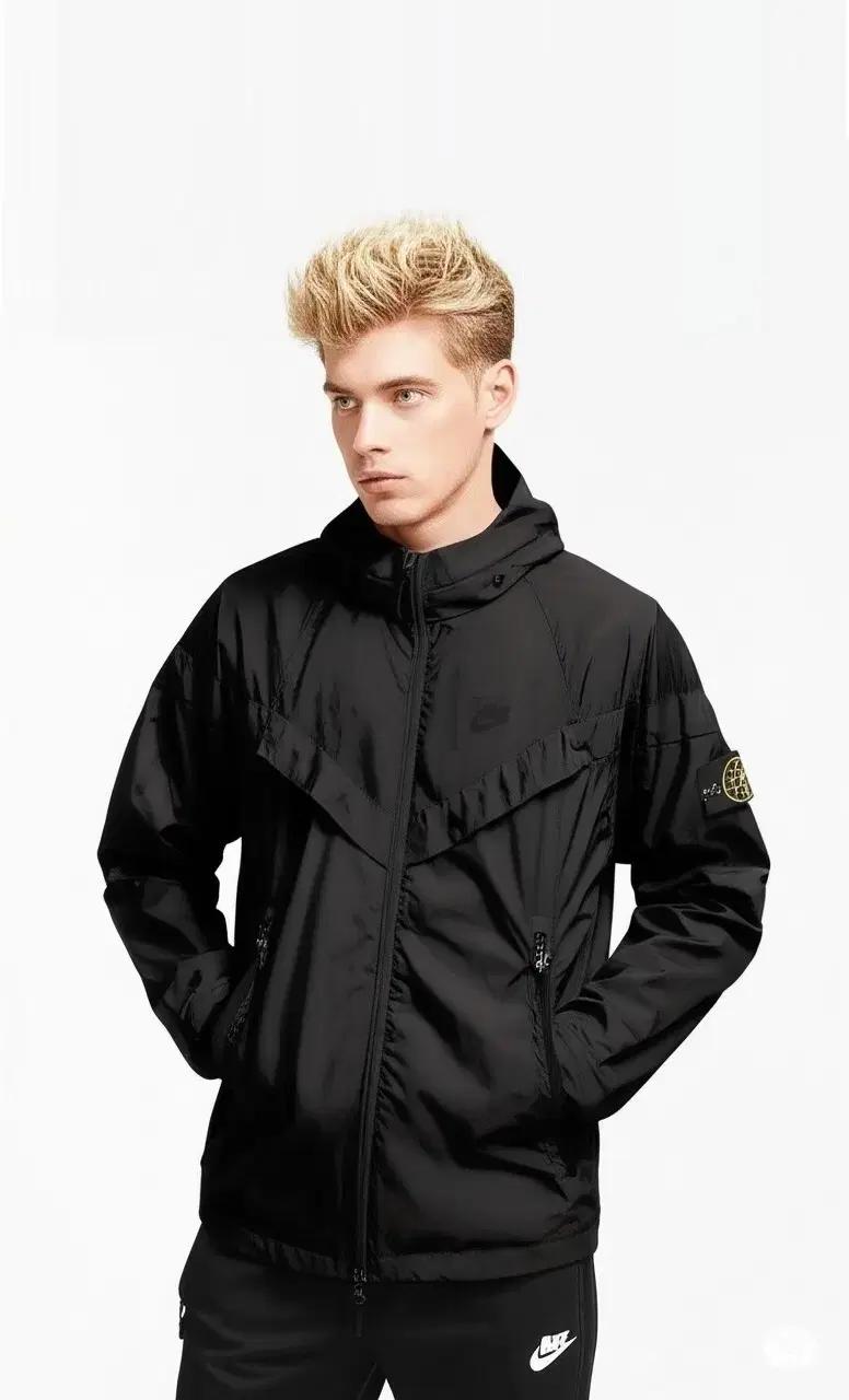 스톤아일랜드 X 나이키랩 초레어 윈드러너 바람막이 자켓 블랙 XS 95