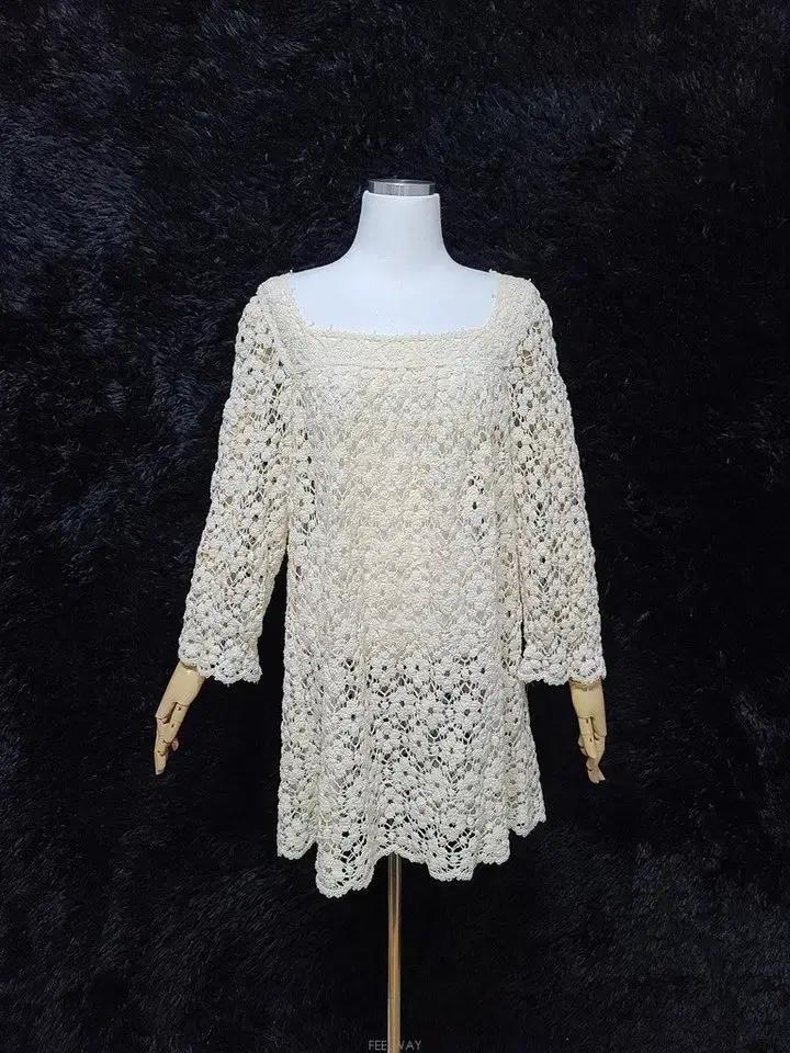 안나수이 오리지널 미국제 정품 여자 여름용 여성용 펀칭 망사원피스S