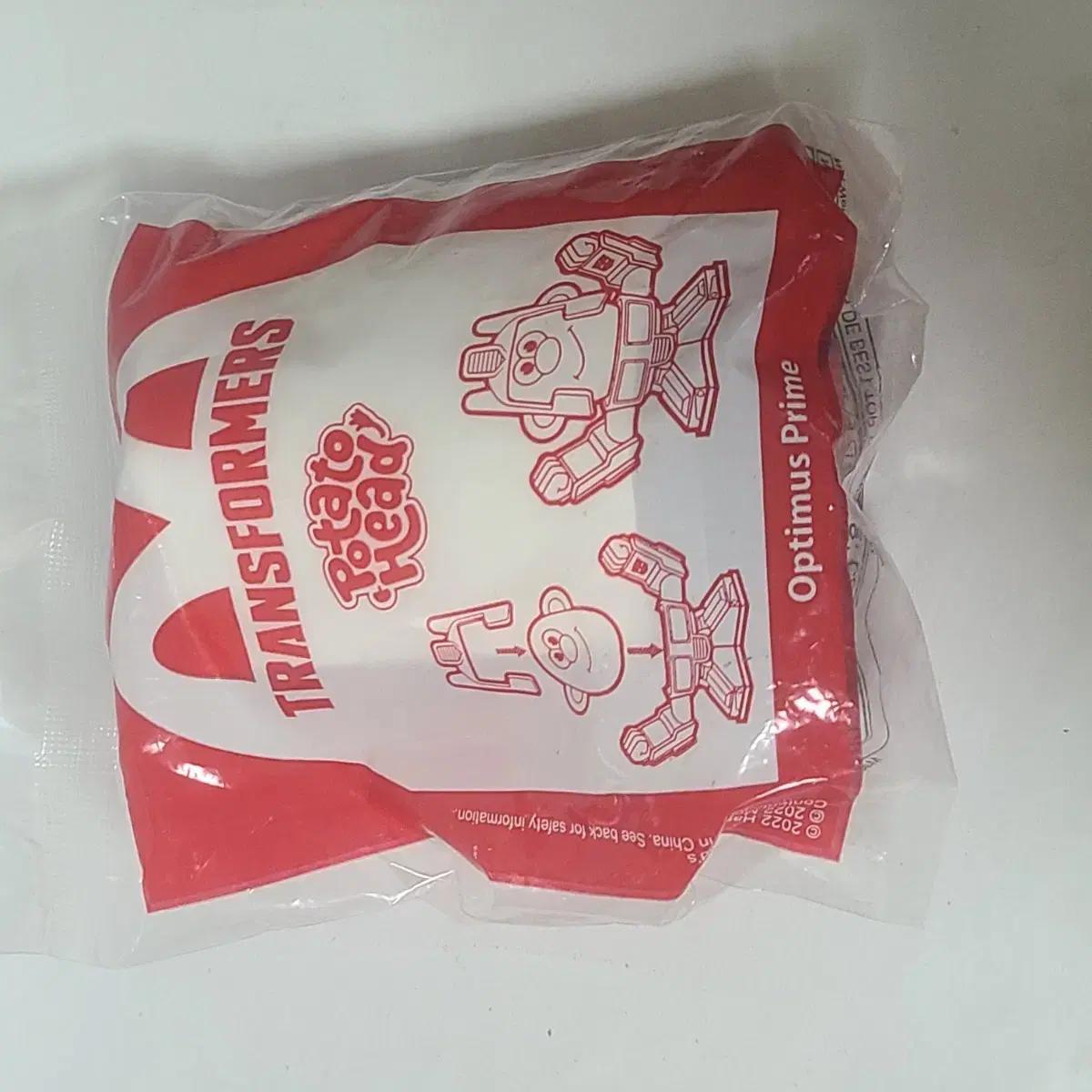 맥도날드 해피밀 트랜스포머 포테이토헤드 옵티머스프라임