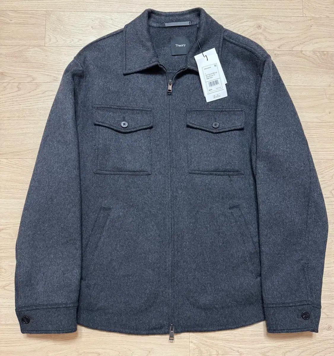 띠어리 더블페이스 울 캐시미어 셔츠 자켓 L 105 정가 108만원