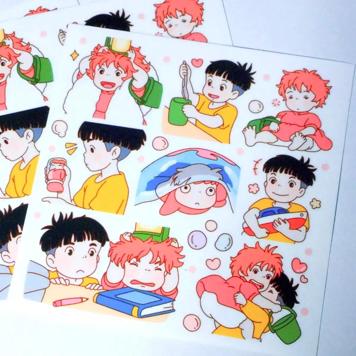 10장)지.브리 투명인스 / 라퓨타 키키 포뇨 포용 포장 다꾸 키치