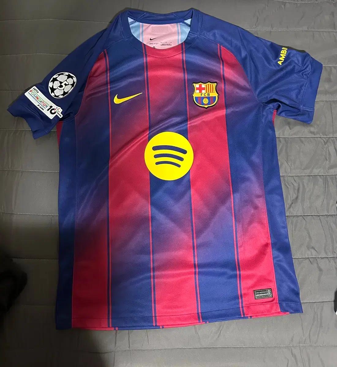 25/26 FC 바르셀로나 레플리카 홈 유니폼 (챔스패치)