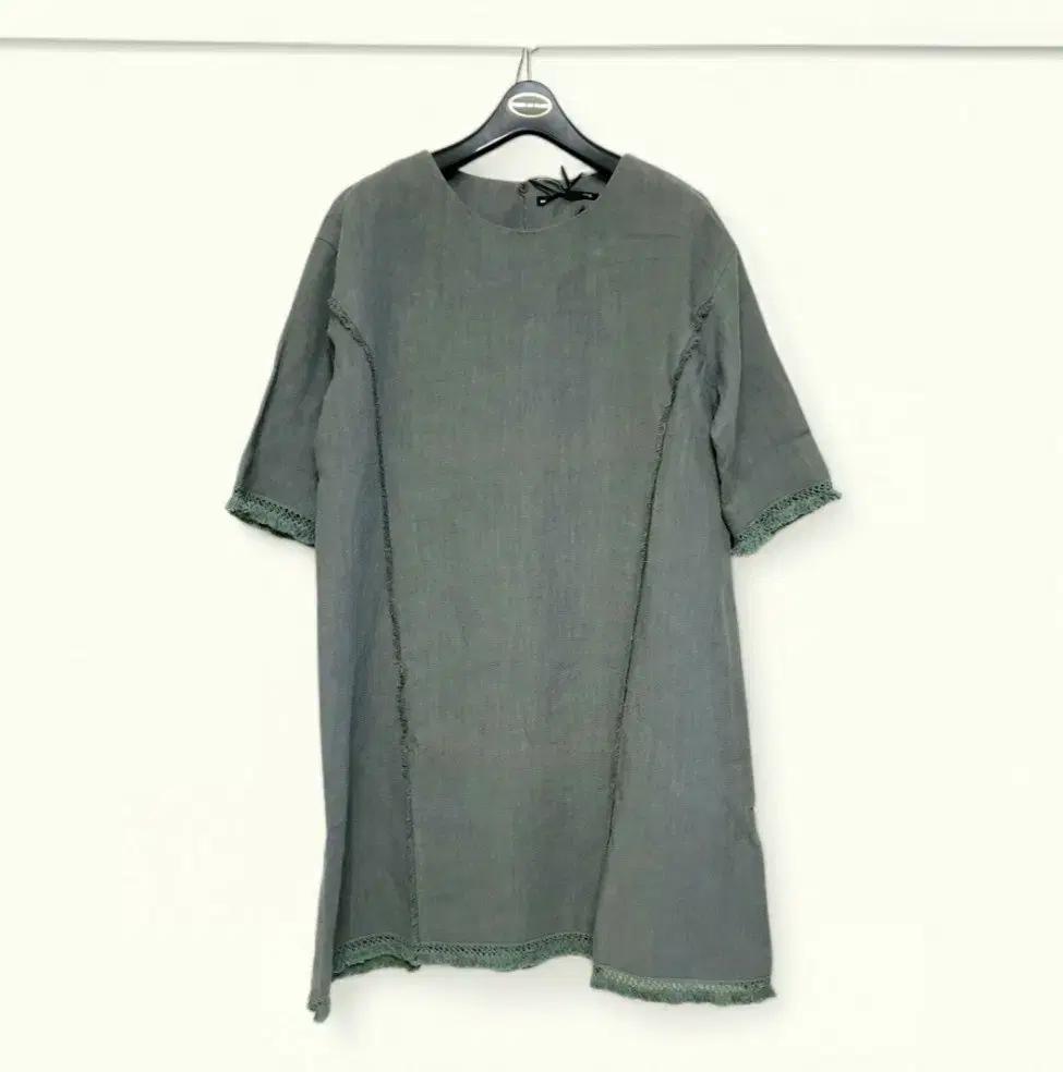 새상품 55 린넨 원피스 반팔 정장 캐주얼 스커트 여자 여성 치마 새제품