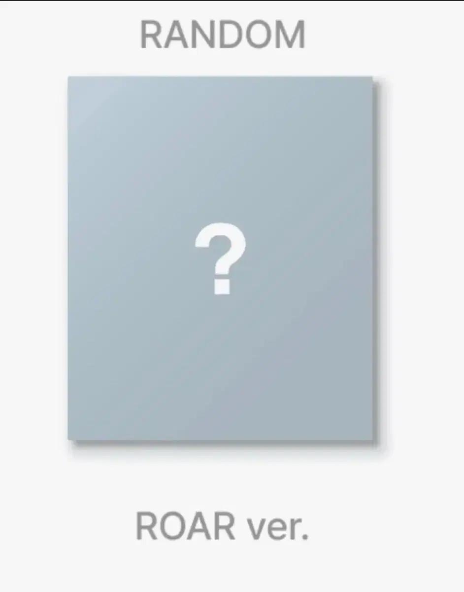 앤팀 한국 앨범 랜덤 ROAR ver. 앨범 분철 (케이타키)