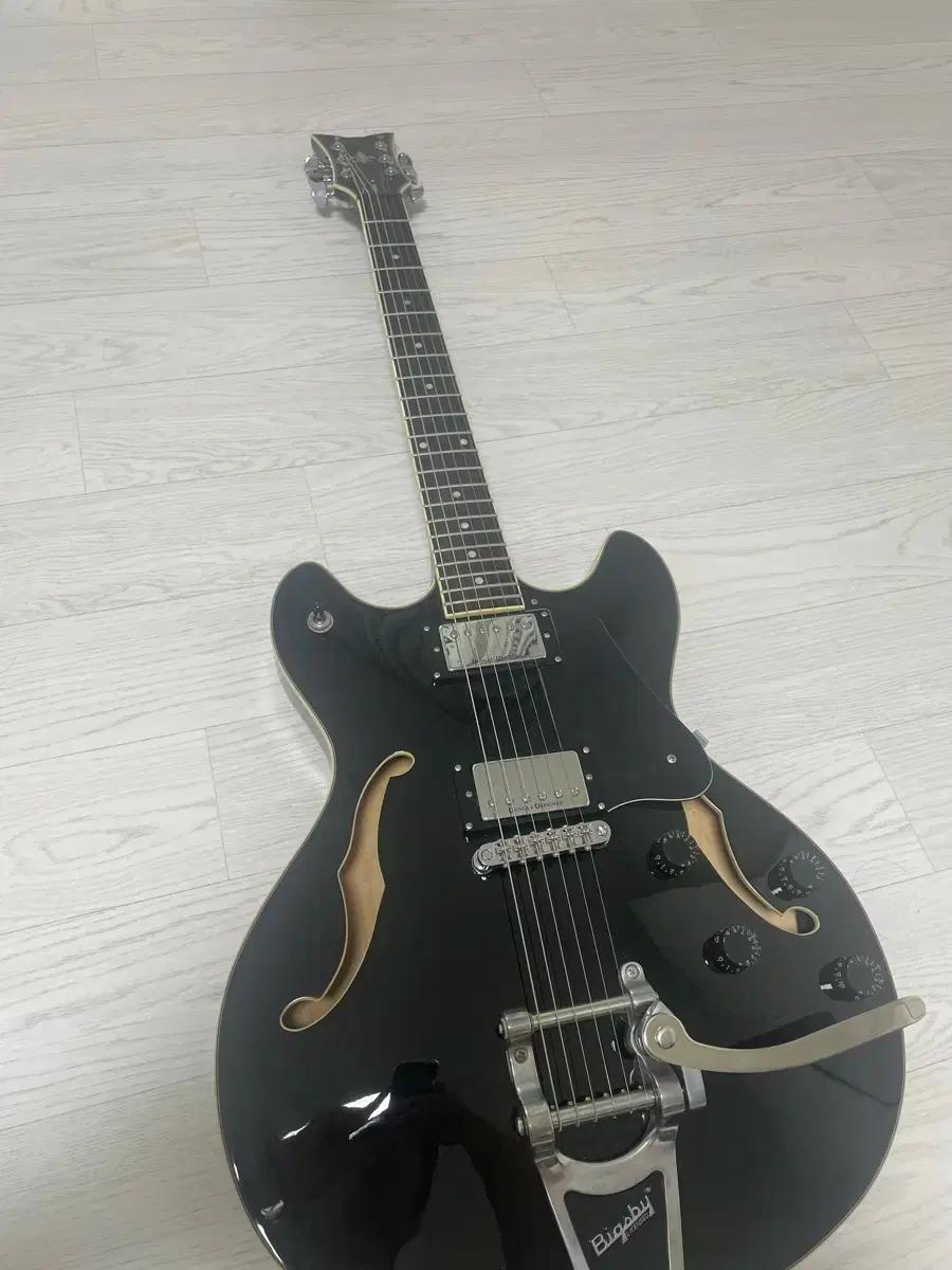 쉑터 corsair 세미 할로우 일렉기타