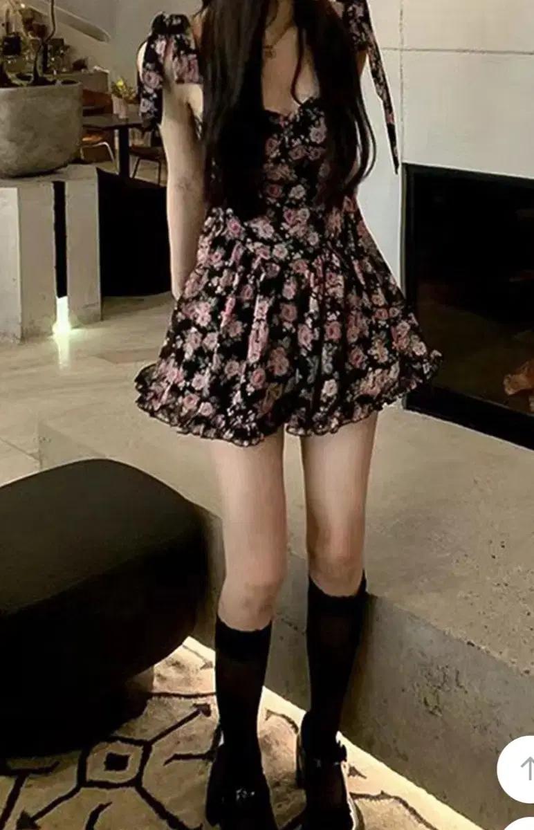 플라워 미니 원피스 여름 데이트룩