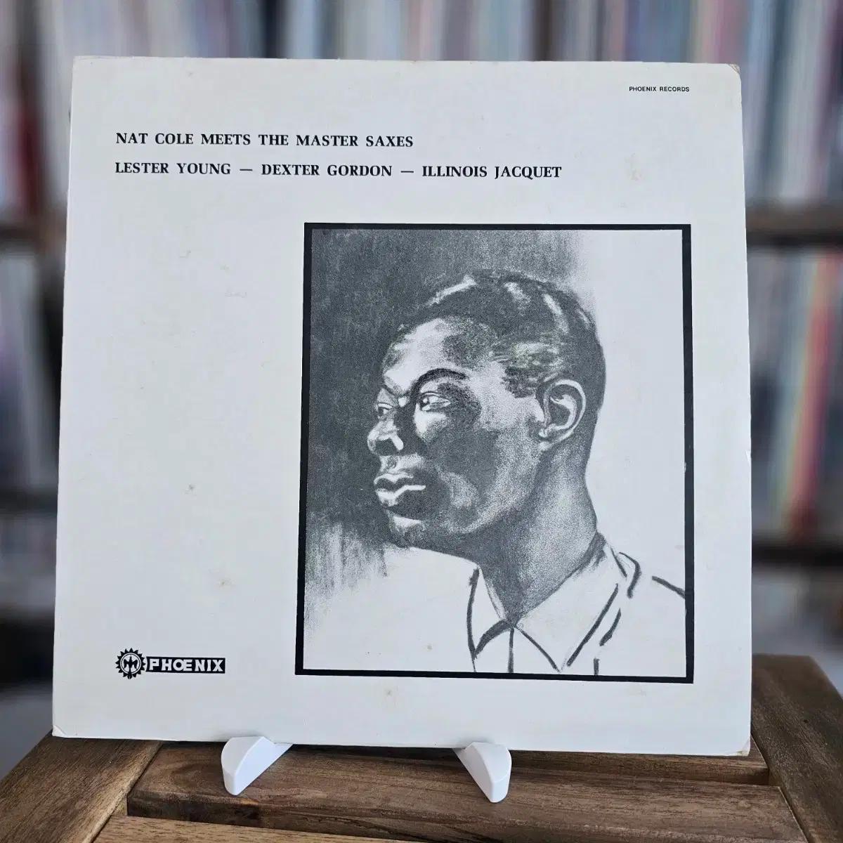 (미국반) Nat Cole Meets The Master Saxes LP