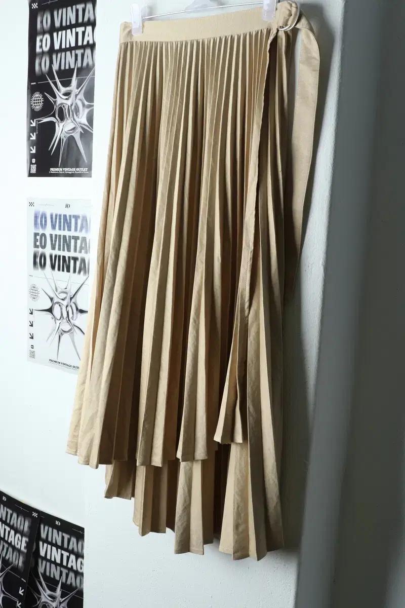 W(S) 브랜드빈티지 스커트 치마 오르 플리츠-1F28