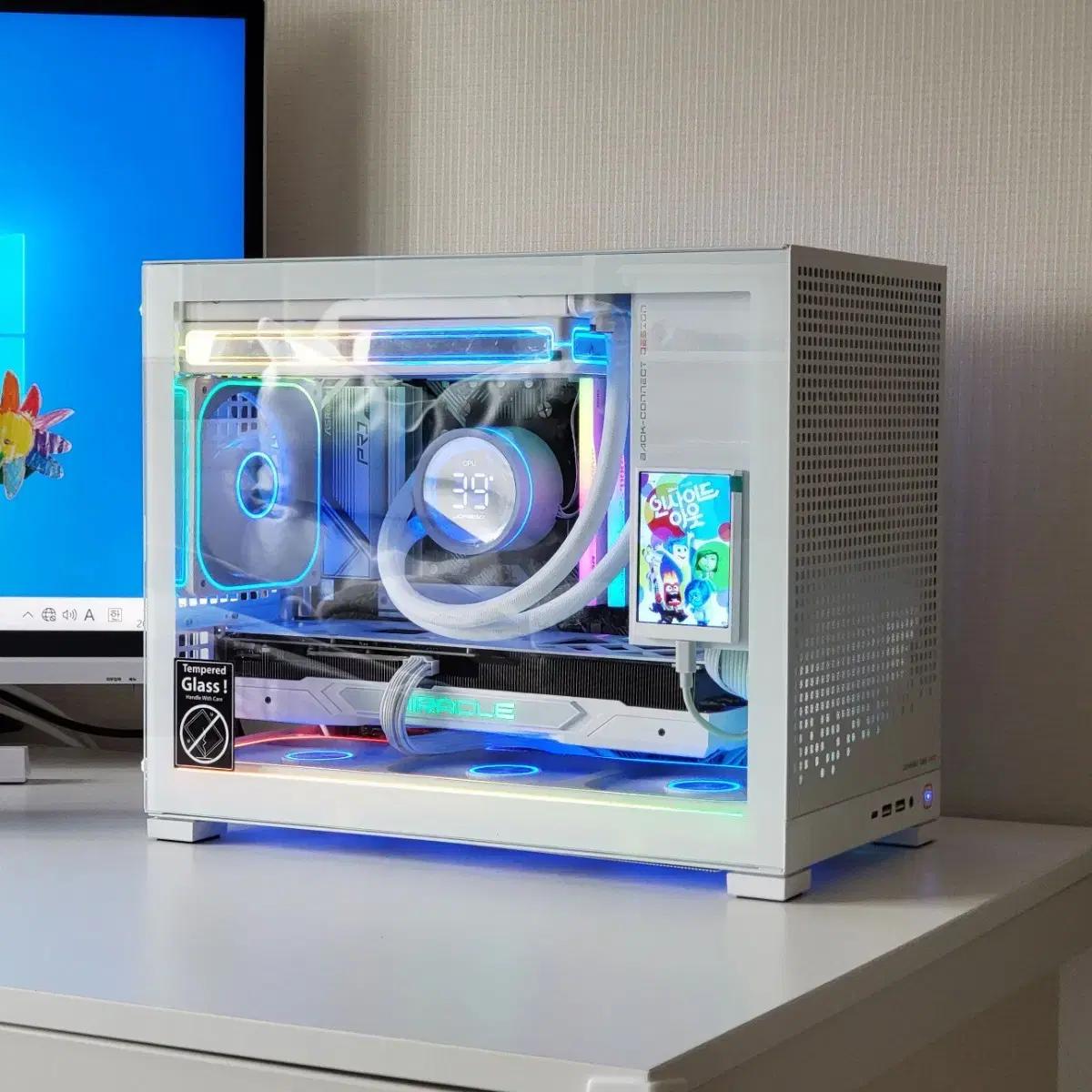 (개인) 9600x 4070 super 게이밍 컴퓨터 본체 pc