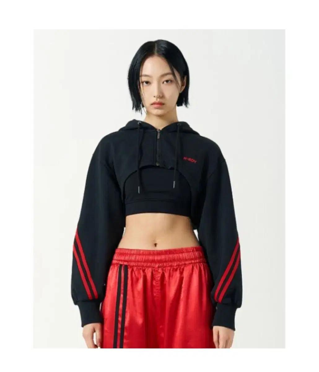 널디 검빨 볼레로 후드 집업 후디 티원 T1 유니폼 스타일