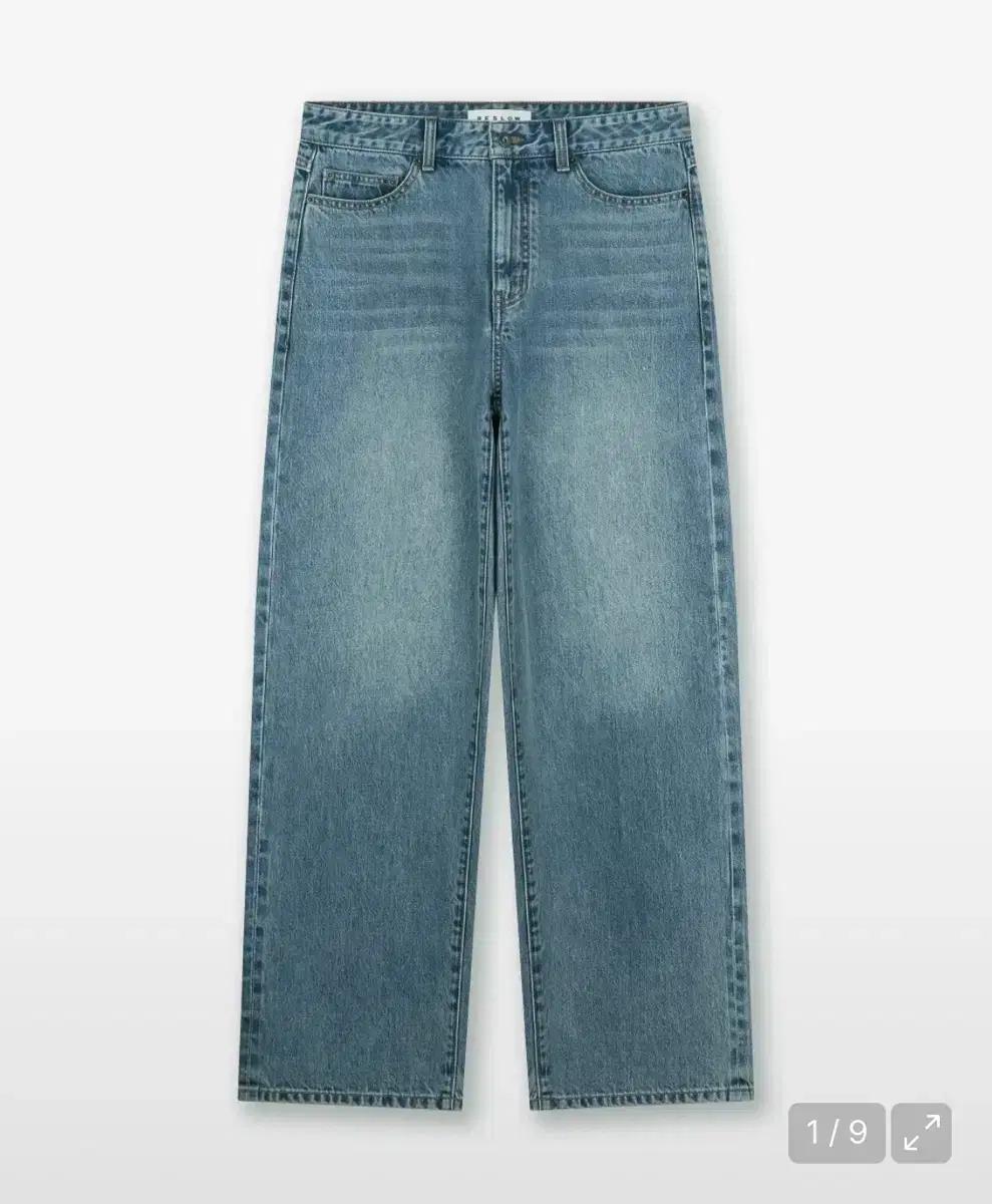 [비슬로우X패션약국]WIDE STRAIGHT FIT SELVAGE FAD
