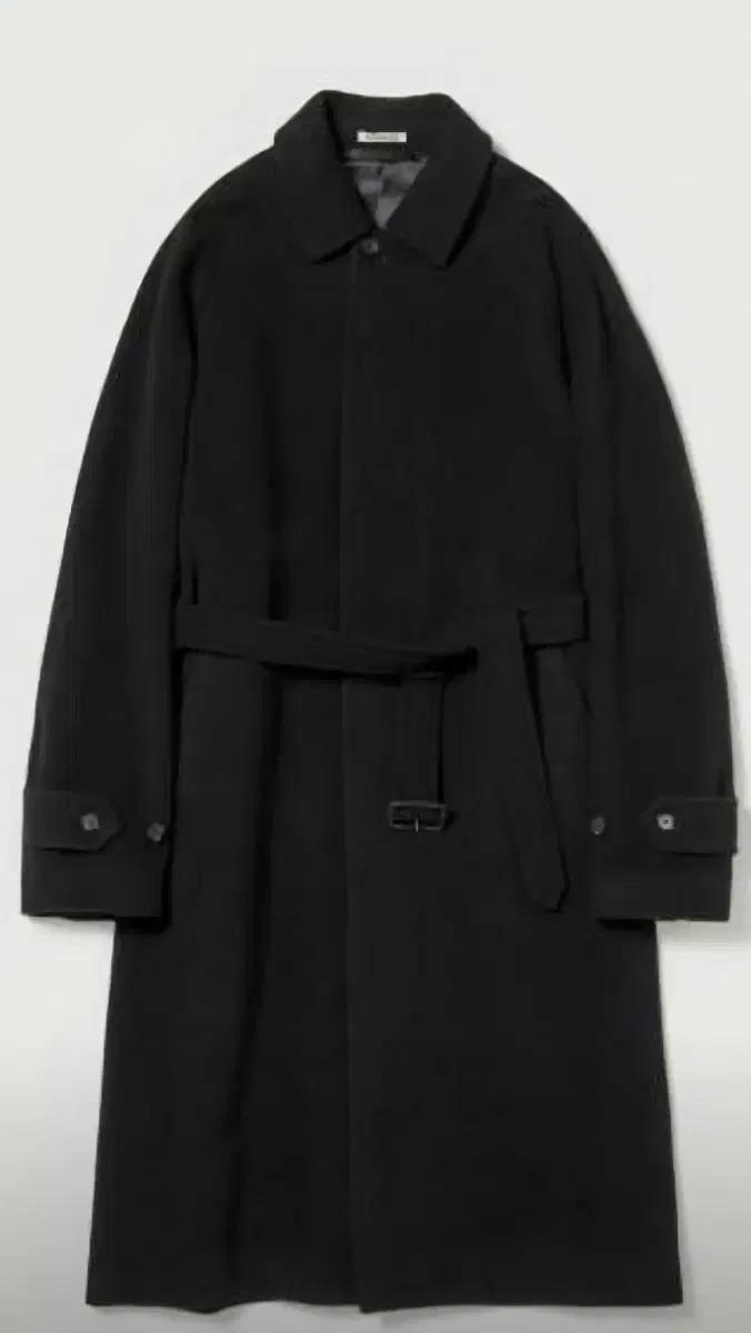 오라리 23fw 캐시미어 울 모저코트 black 4사이즈