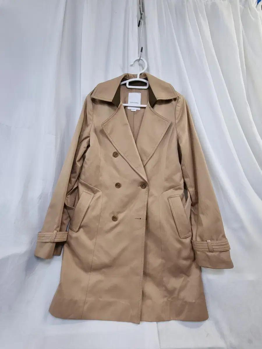 레노마여성 베이지 트렌치 코트85
