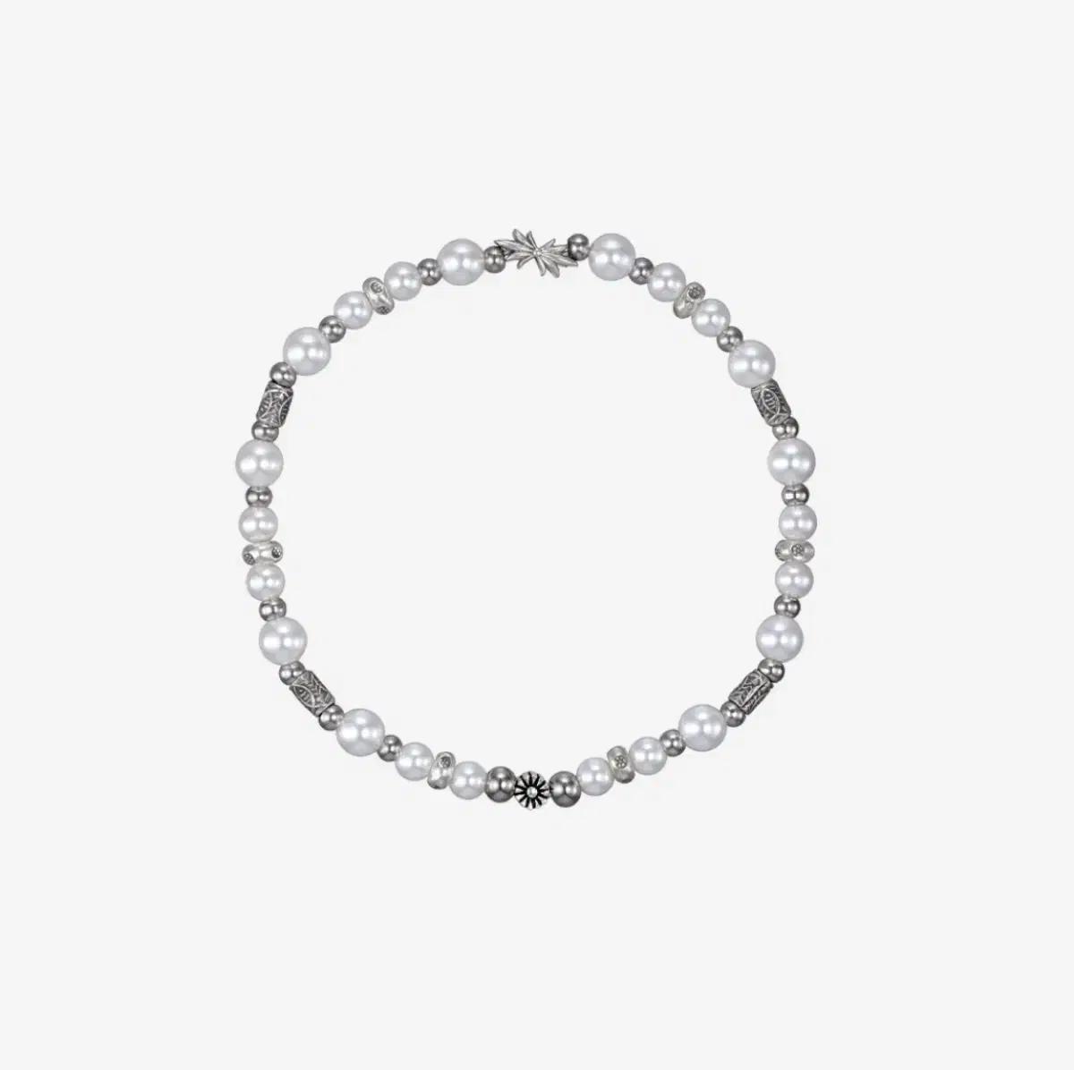 Scudo 스노우 화이트 아이스 펄 비즈 브레이슬릿