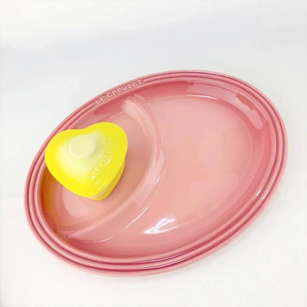 LE CREUSET 르크루제 오발 나눔접시L 하트라메킨 2종세트 A715