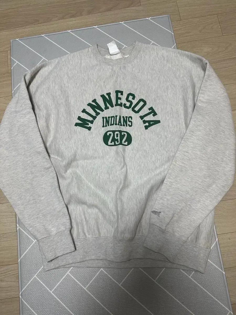 아웃스탠딩 맨투맨 멜란지그레이 L