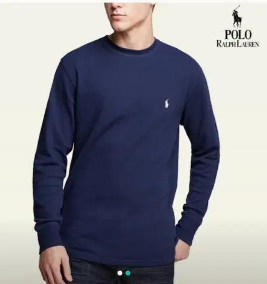 폴로 랄프로렌 네이비 와플 롱슬리브 2XL