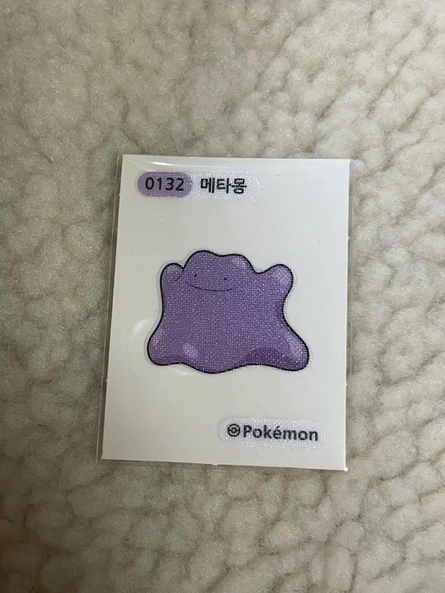 포켓몬스터 시즌4 메타몽 띠부씰 띠부띠부씰 0132