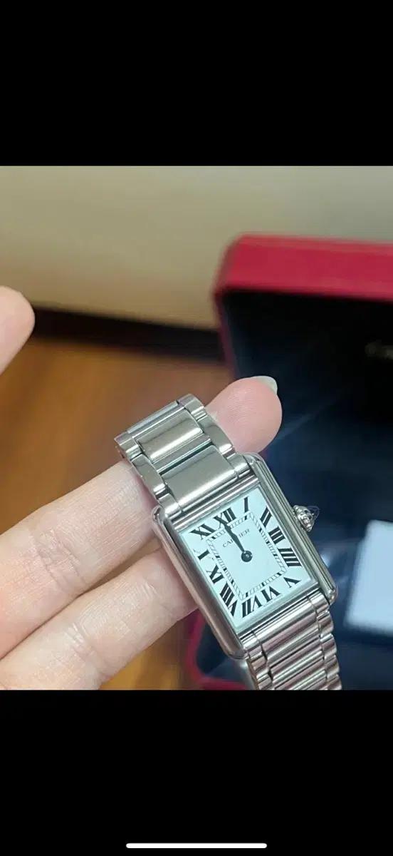 까르띠에 탱크 머스트 스몰 스틸