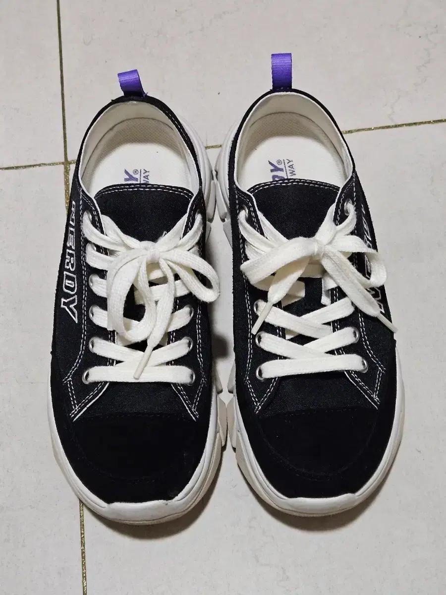 NERDY 널디 신발 젤리그 캔버스 로우