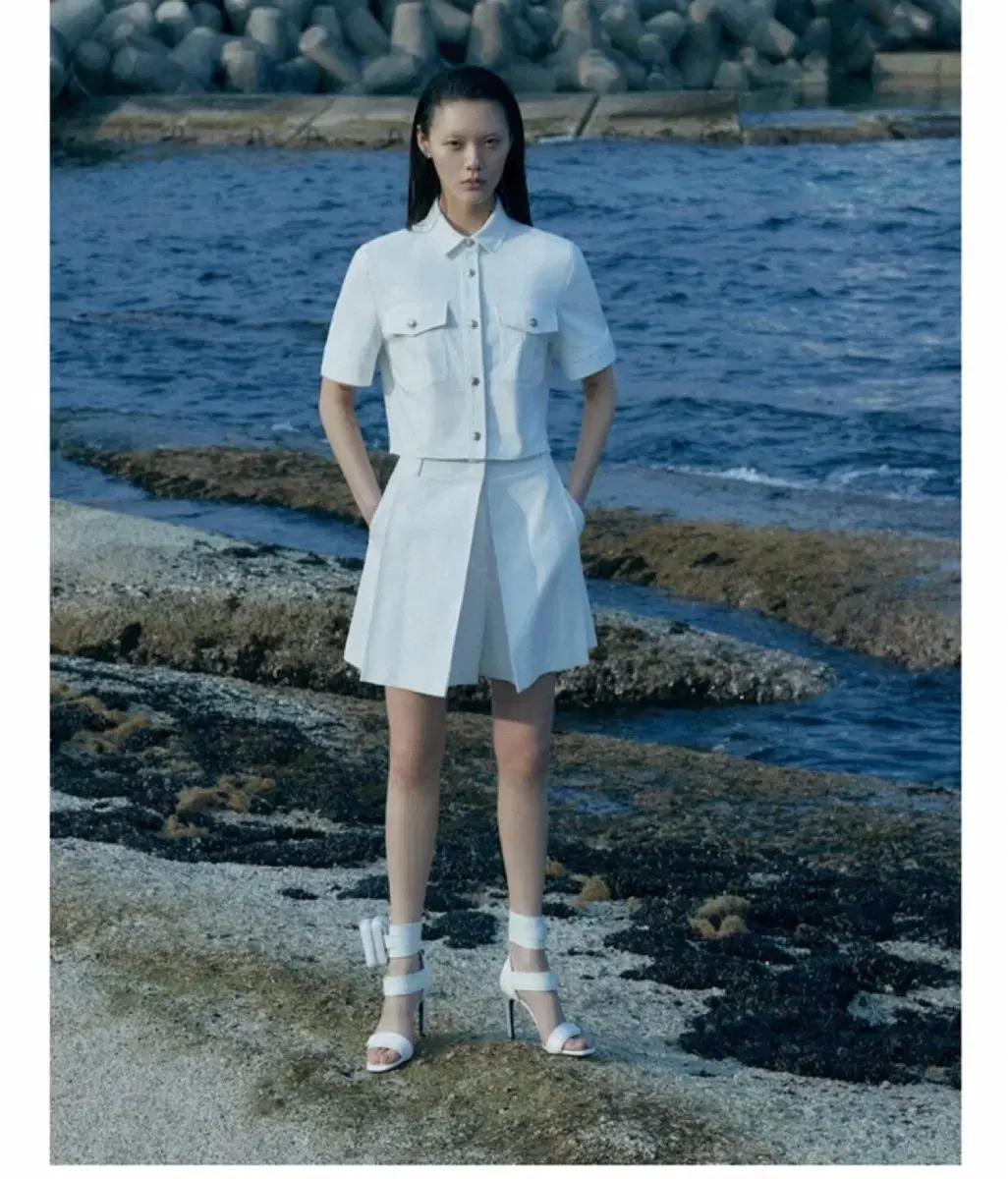 준지 juun.j 크롭 자켓 38