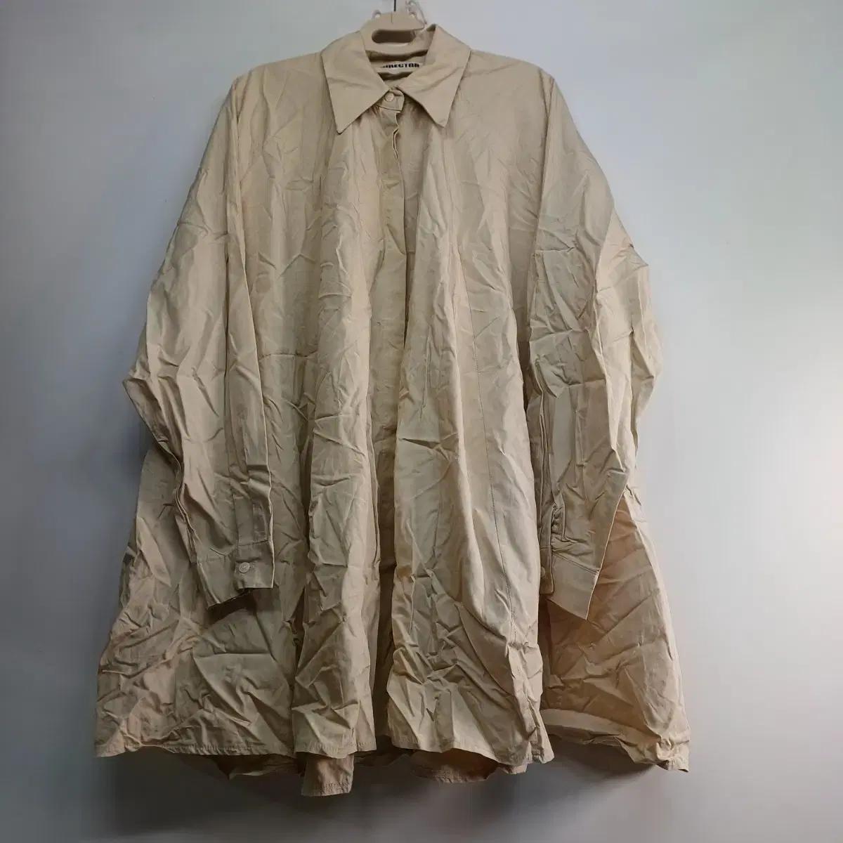 셔츠형 원피스 베이지115사이즈 봄가을 59200