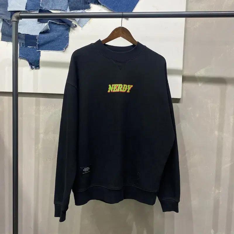 (105) 널디 스트릿 캐주얼 프린팅 기모 맨투맨 긴팔 티