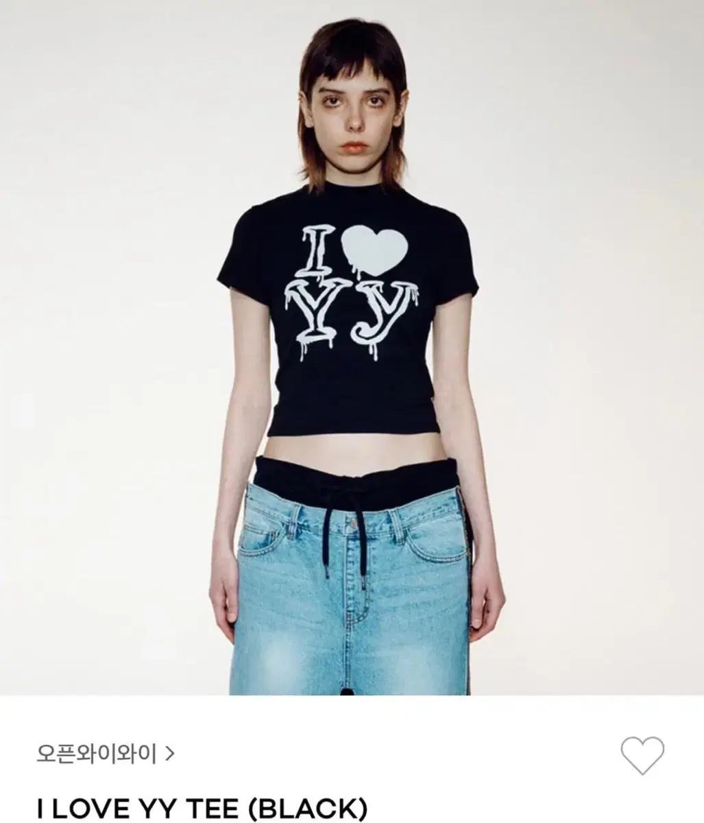 오픈 와이와이 반팔 i love yy open yy 티셔츠