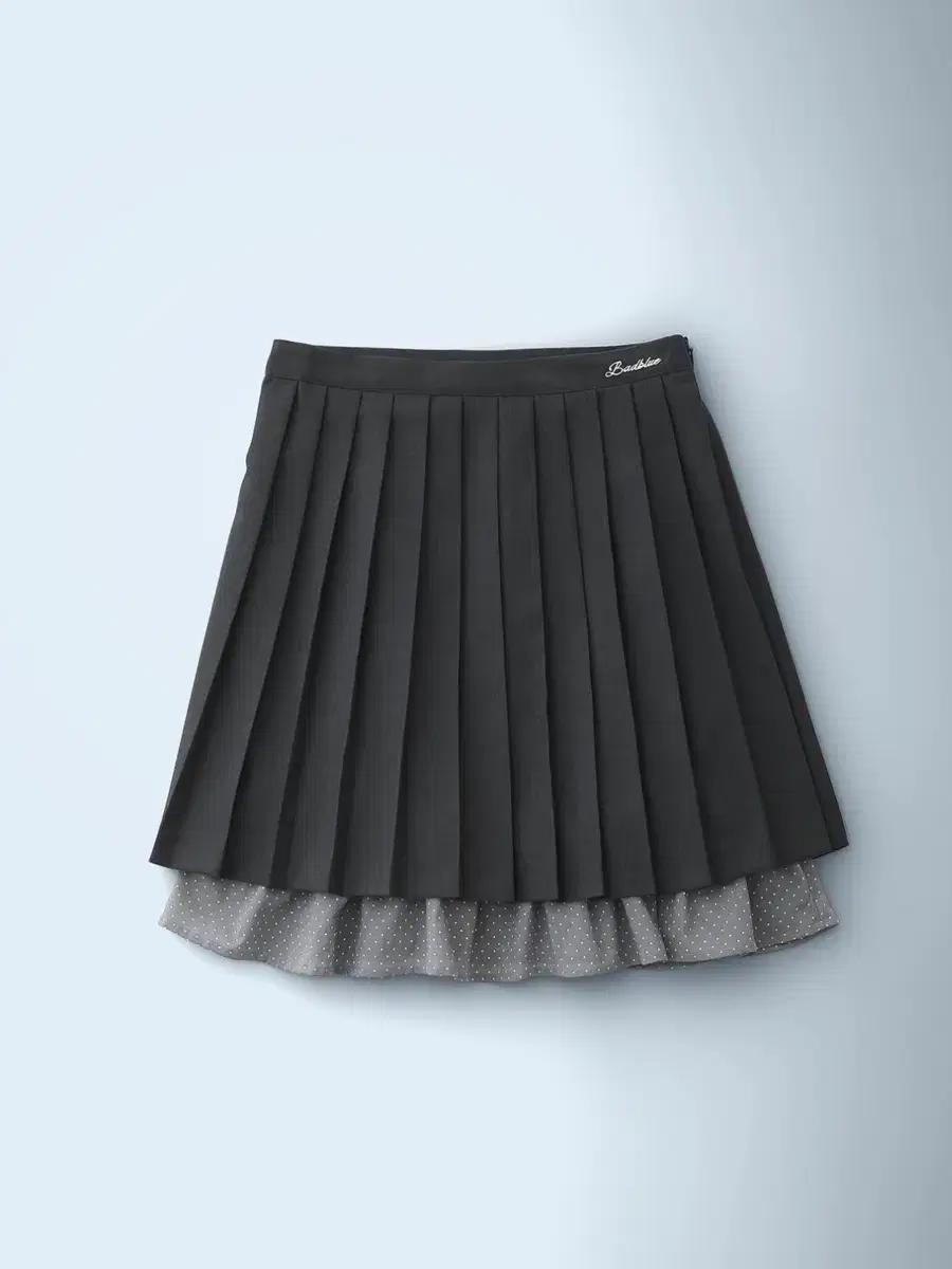 구해요) Badblue p 플리츠 차콜 배드블루