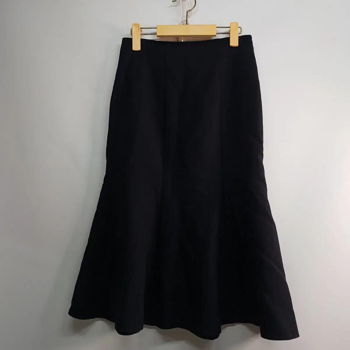 블랙 머메이드 미디 스커트27사이즈봄여름 59229