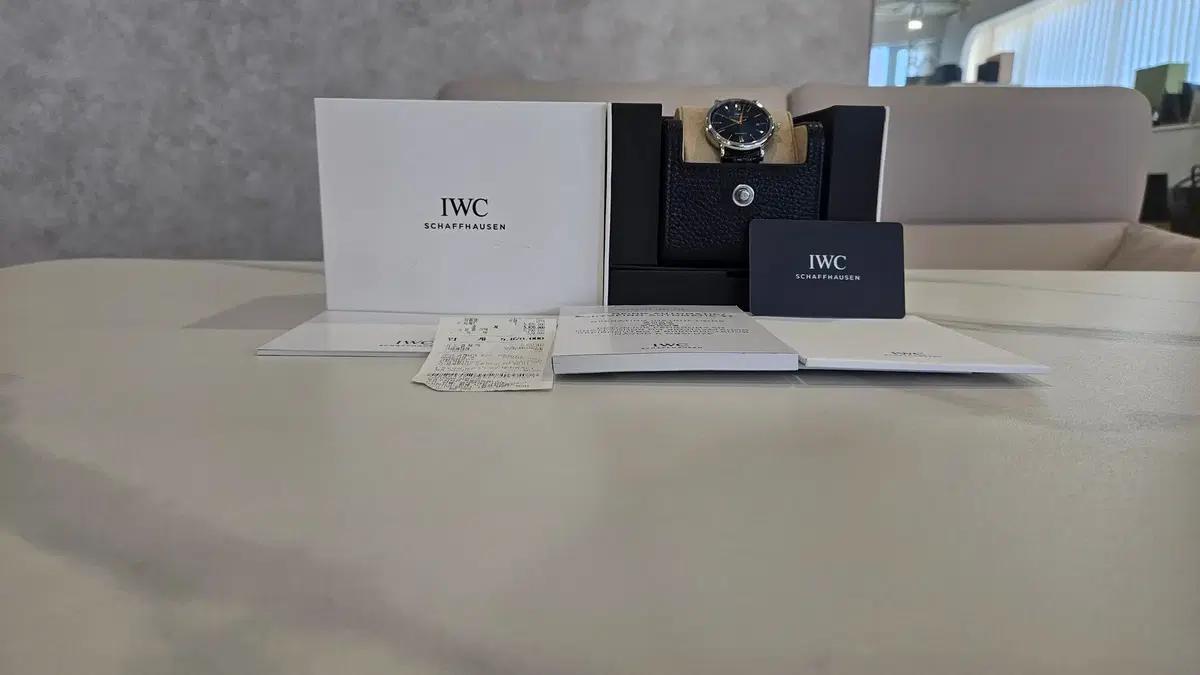 IWC 포르피노 청판 골드핸즈 로즈골드 2021년식 풀셋