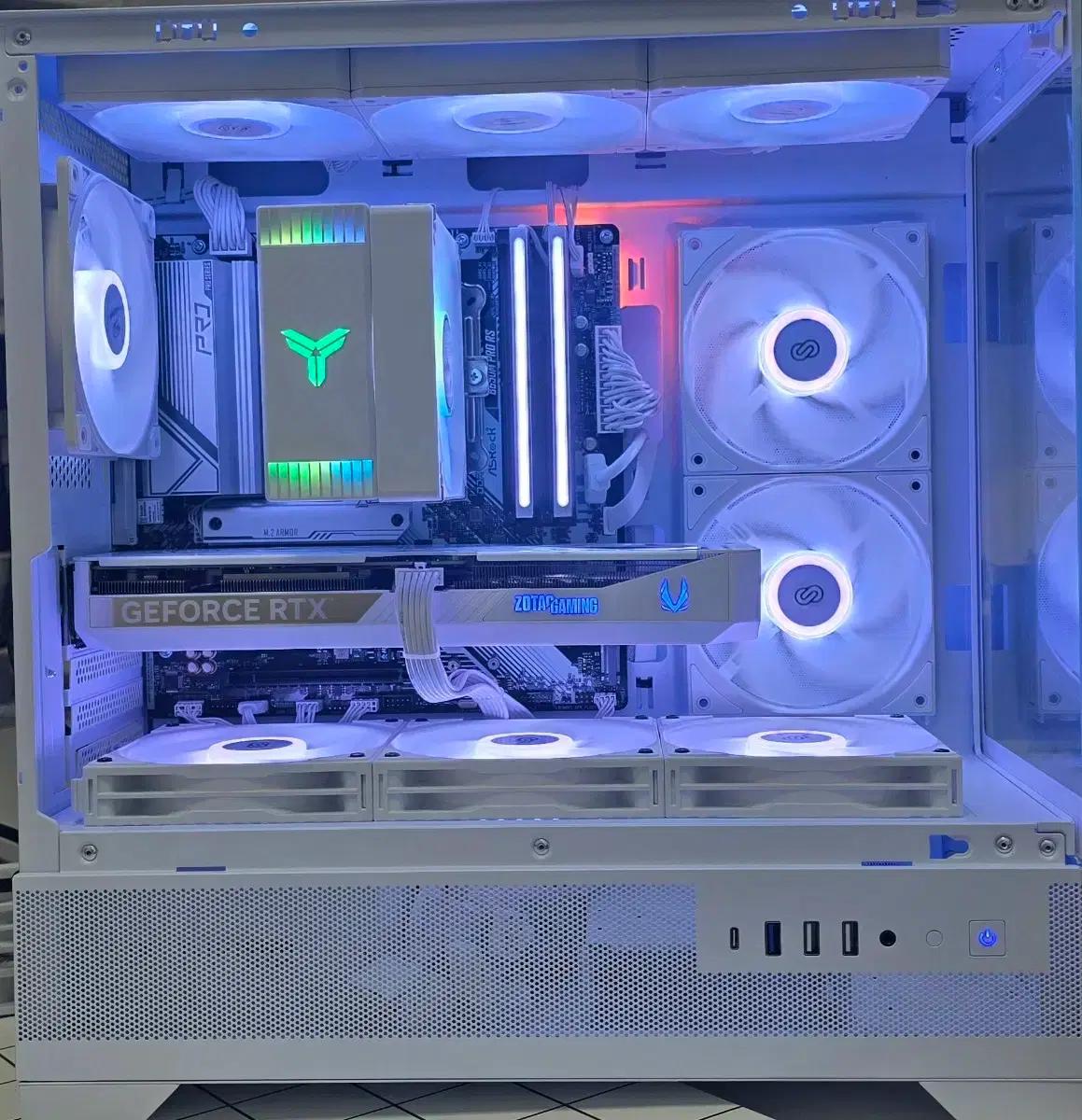 9600, 갤럭시 5070, ram32g 올화이트 튜닝pc
