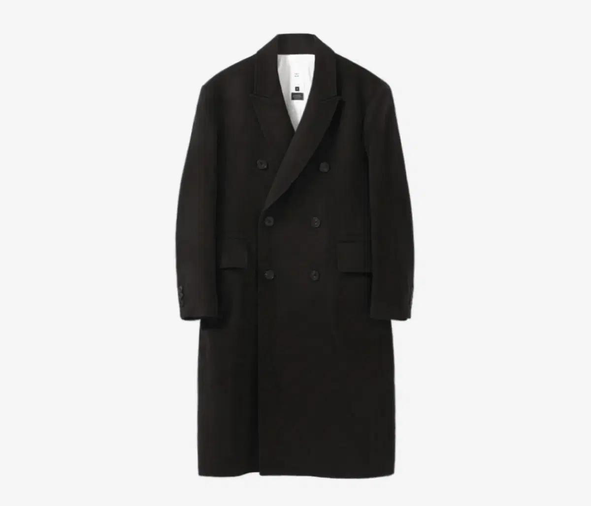 [3]폴리테루 더블 브레스티드 코트 2.0 다크브라운 새상품