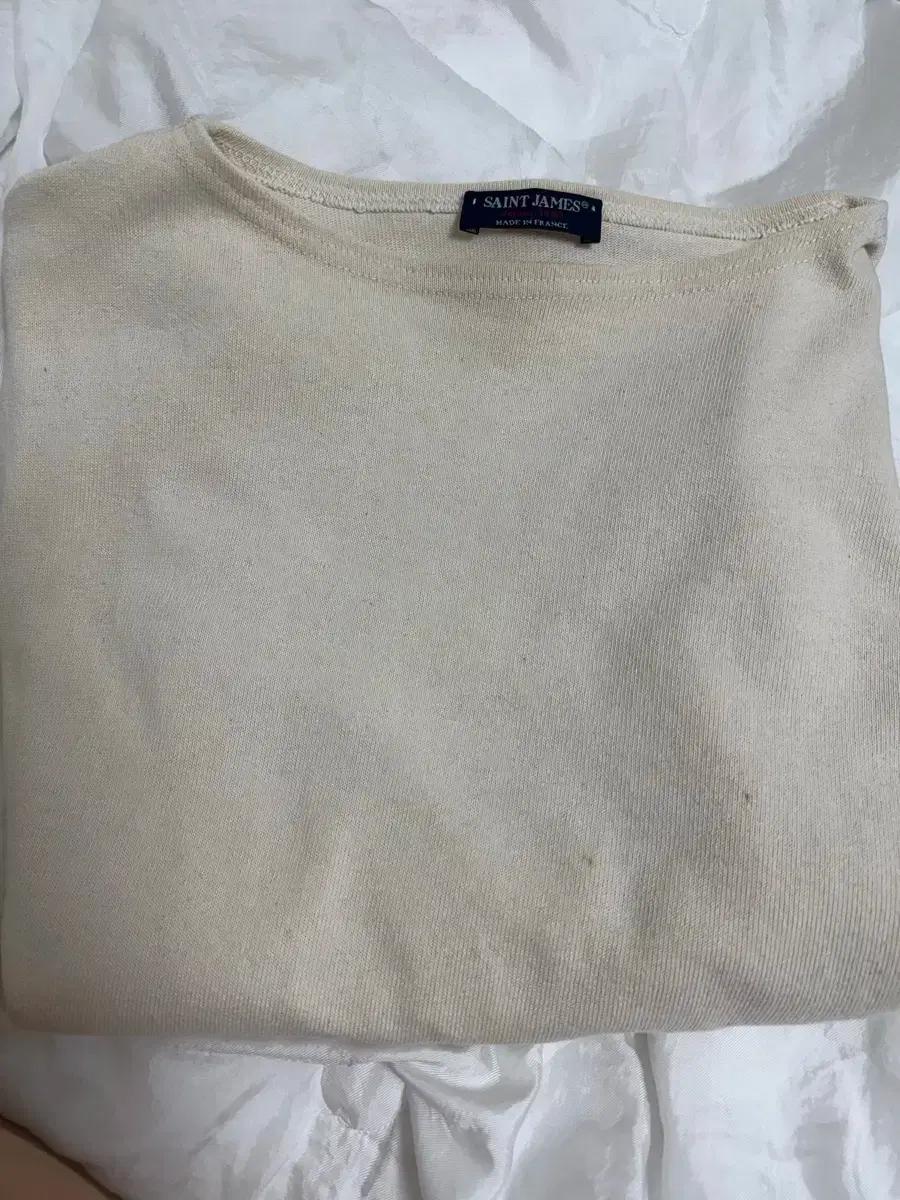 세인트제임스 아이보리 긴팔티셔츠