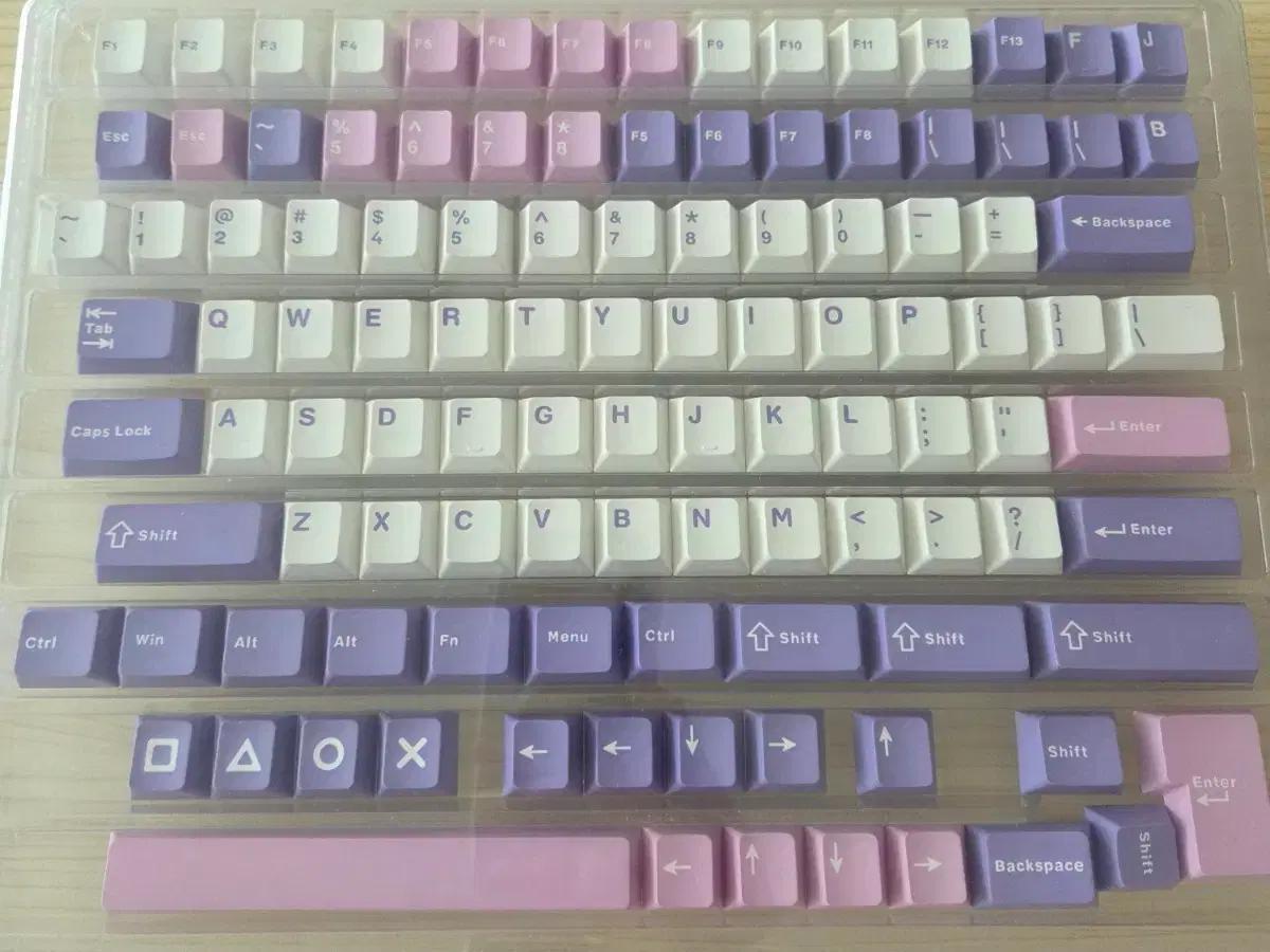 보라색 분홍색 파스텔 pbt키캡 팝니다