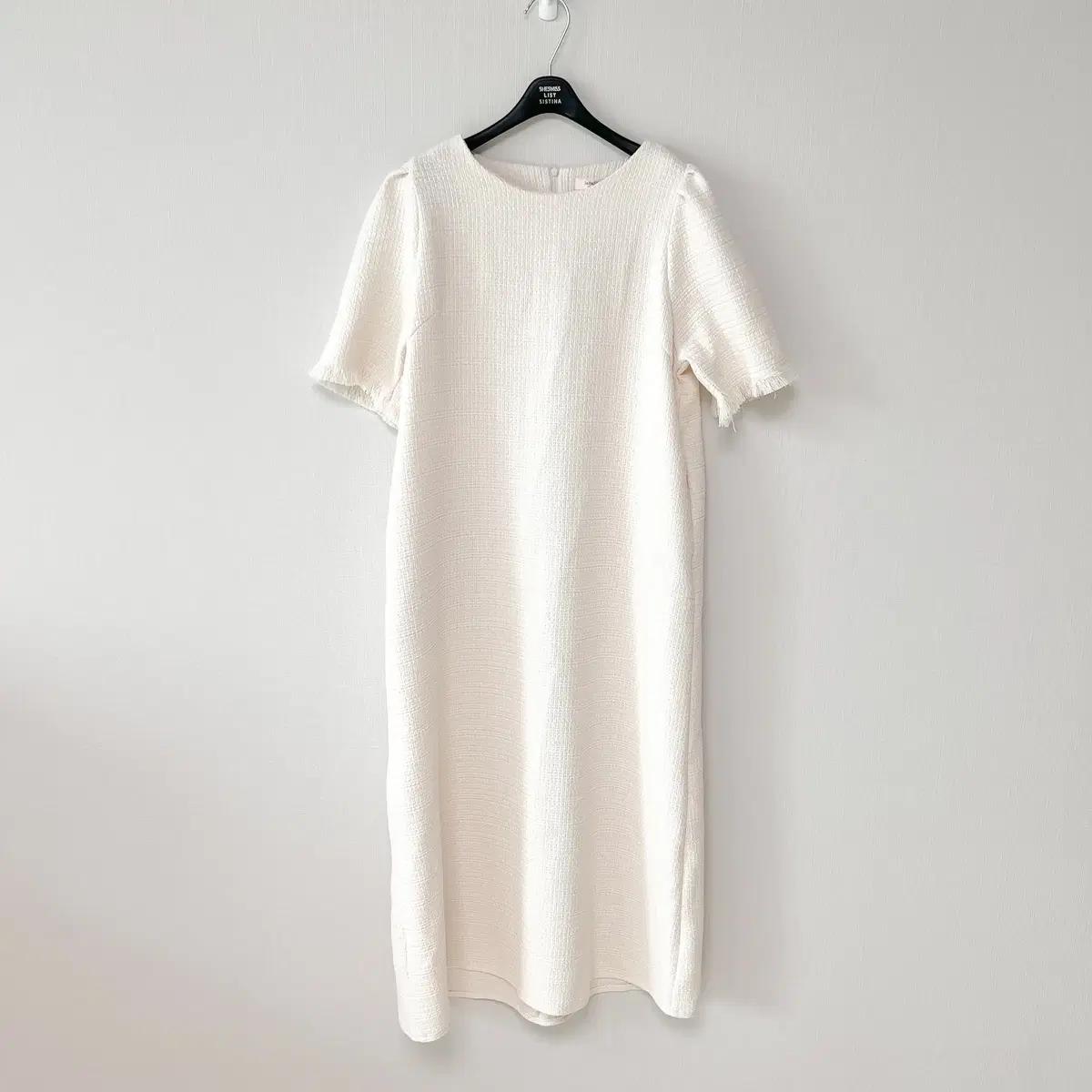 [택달린 새상품] 자바지니 여름 트위드 롱 원피스